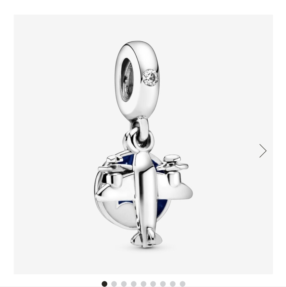 Pandora Propeller Plane Dangle Charm